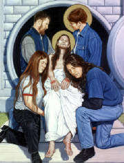 <span class="hs1">Station XIV - Jesus Is Carried Into The Tomb</span>